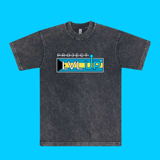 Project LVLUP BAHAMAS - Mineral Wash - Carbon - 100% Cotton - Made In U.S.A.