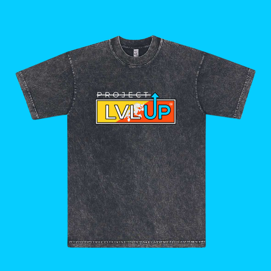 Project LVLUP BHUTAN - Mineral Wash - Carbon - 100% Cotton - Made In U.S.A.