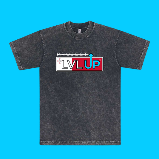 Project LVLUP MALTA - Mineral Wash - Carbon - 100% Cotton - Made In U.S.A.