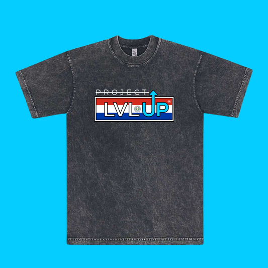 Project LVLUP PARAGUAY - Mineral Wash - Carbon - 100% Cotton - Made In U.S.A.